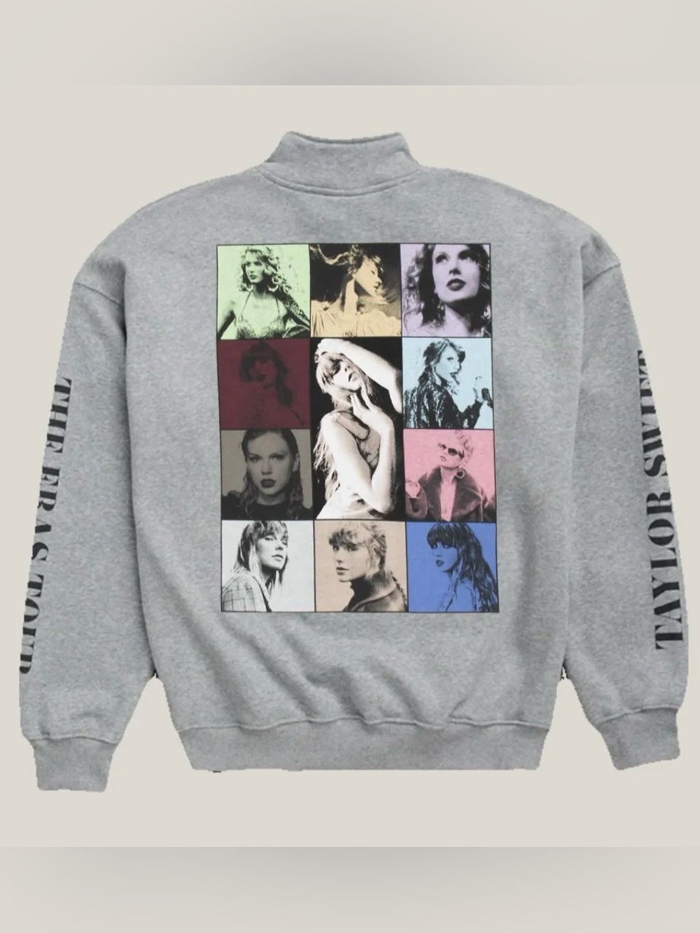 Taylor Swift The Eras Tour Quarter Zip Sweatshirt Oversized XS
